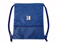 Blue Drawstring Bag