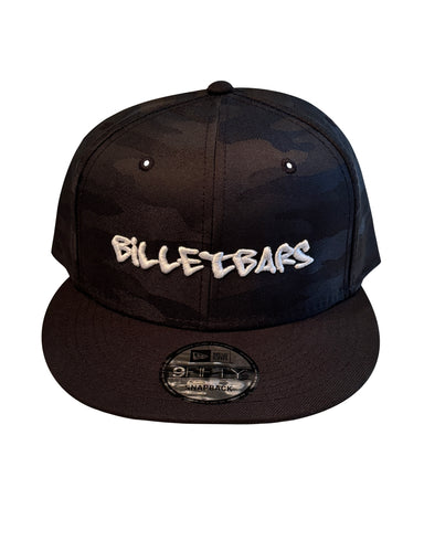 New Era Snapback: Black Camo/Black