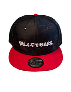 New Era Snapback: Black Camo/Red
