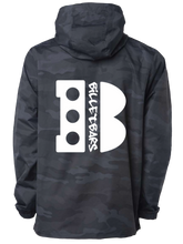 Load image into Gallery viewer, Black Camo Wind Breaker